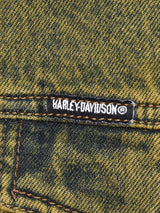 Harley Davidson 後染め ロゴデニムジャケット