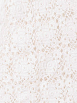 レースデザイントップス ベスト ホワイト