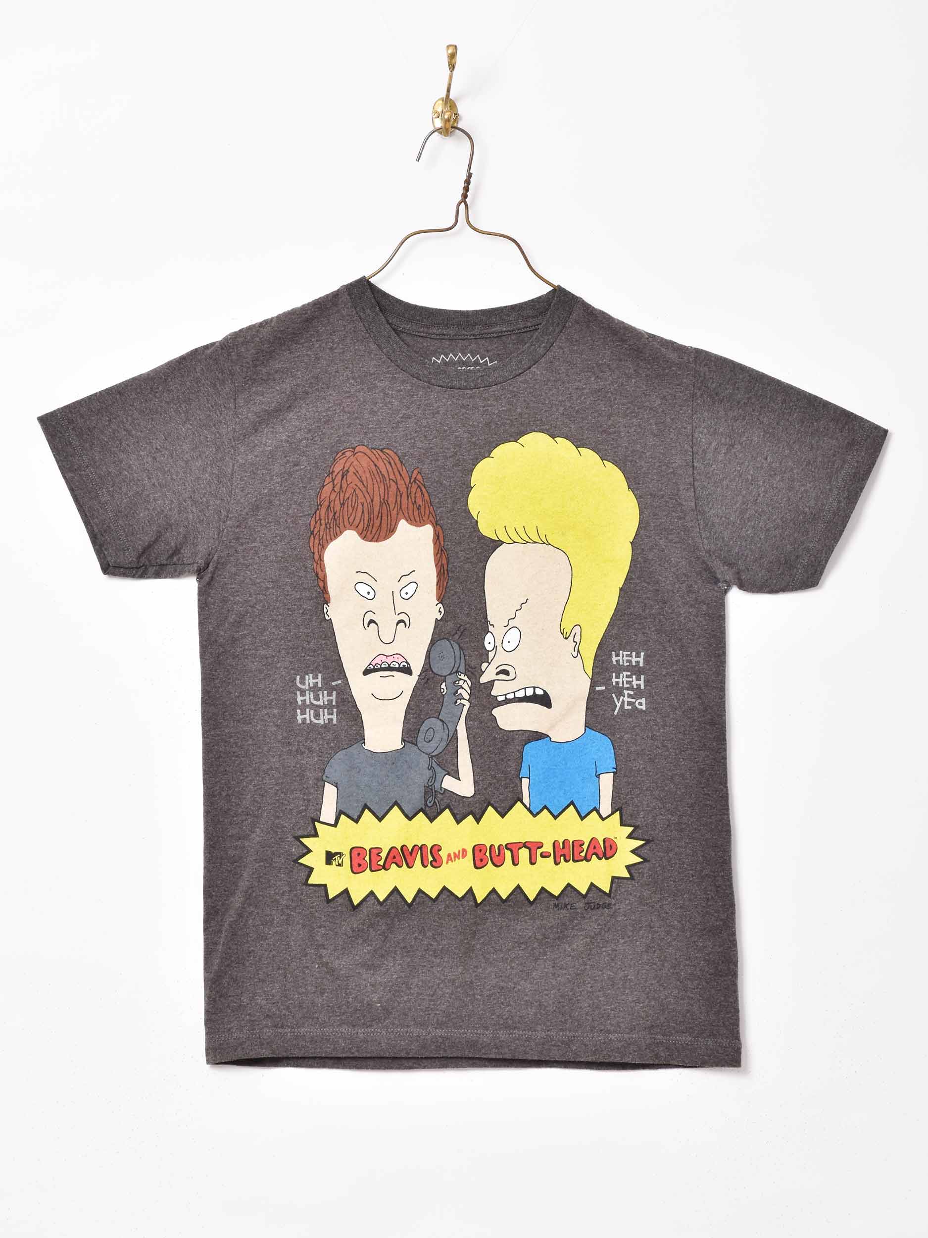 BEAVIS AND BUTT HEAD キャラクタープリントTシャツ – 古着屋Top of