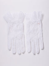【6色展開】  フリル レースグローブ