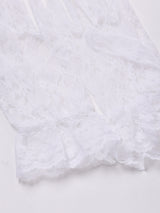 【6色展開】  フリル レースグローブ