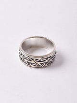 民族柄 シルバーリング