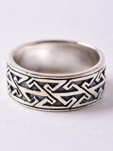 民族柄 シルバーリング