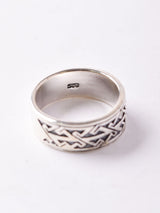 民族柄 シルバーリング