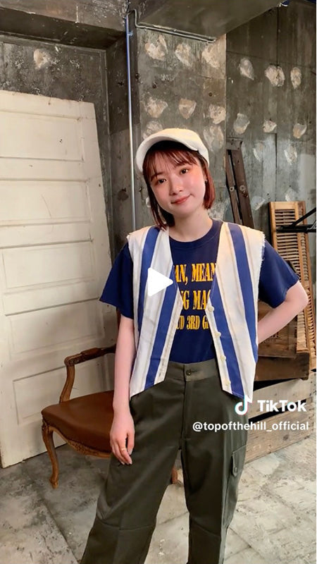 ワークパンツの着回しコーデ！可愛い着こなし紹介します！