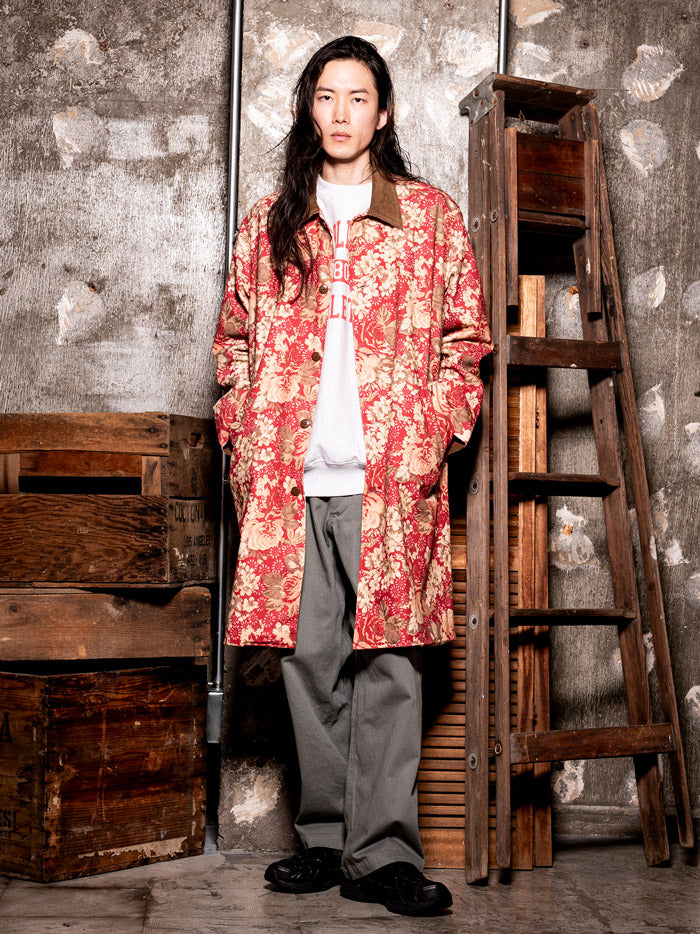 Patterned Long Coat