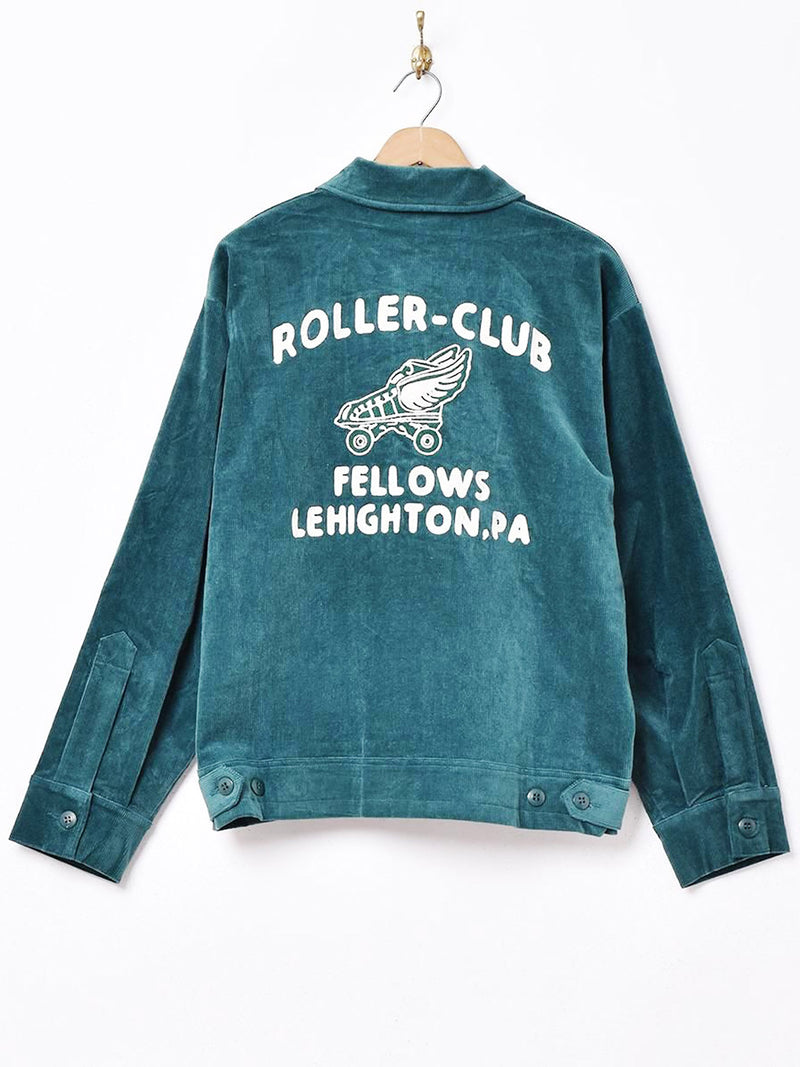 【3色展開】Backers 刺繍入り コーデュロイジャケット「ROLLER-CLUB」