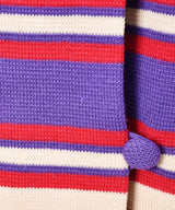 60's イタリア製 マルチボーダー ロングコート