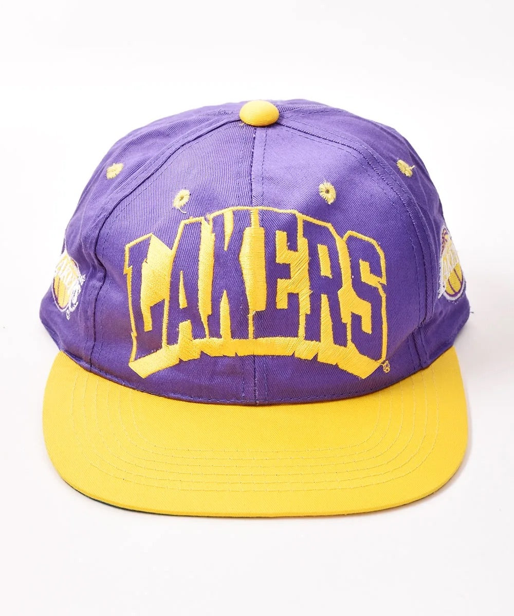 未使用 Vintage LAKERS レイカーズ キャップ 帽子 NBA 90s Lakers ヴィンテージ キャップ