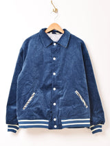 【3色展開】Backers ゼブラ コーデュロイ 襟付き スタジアムジャケット