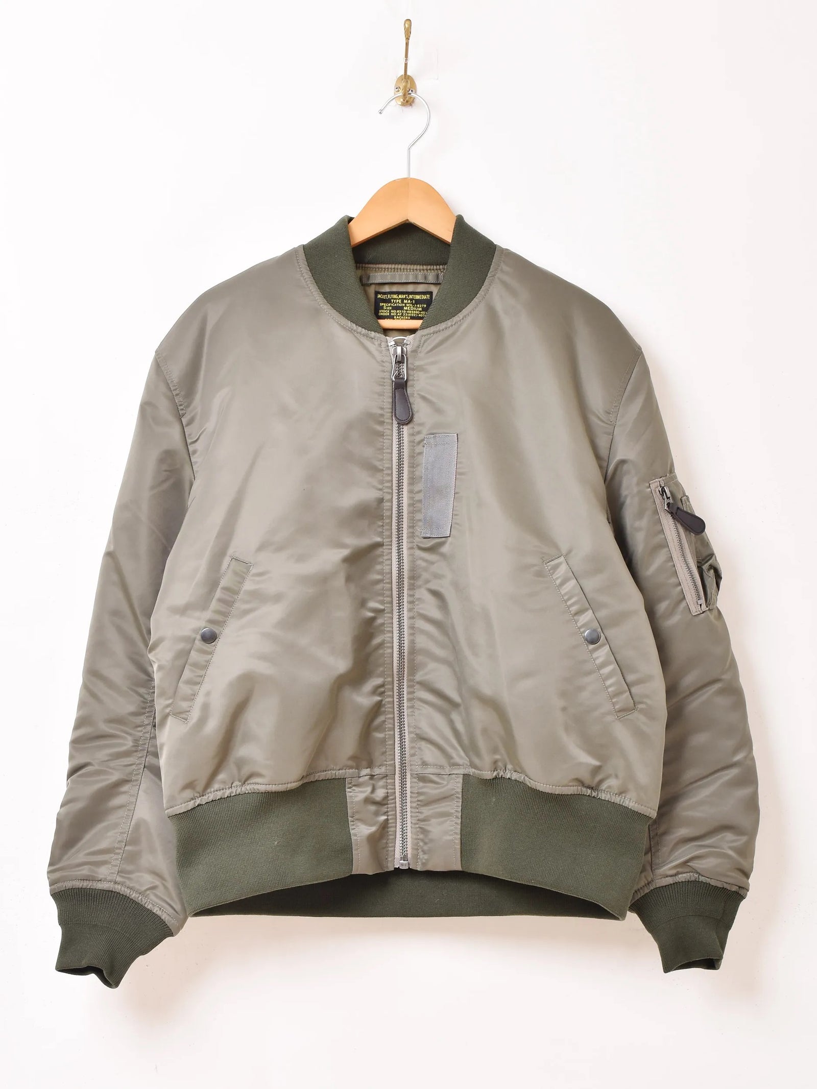2色展開】Backers MA-1 フライトジャケット – 古着屋Top of the Hillの