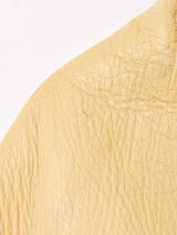 フリンジ レースアップ レザートップス