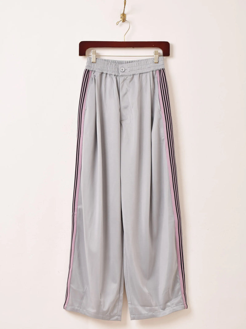 【6色展開】Meridian タック ライン入り トラックパンツ