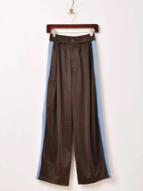 【6色展開】Meridian タック ライン入り トラックパンツ