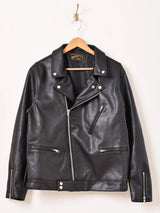 【2色展開】Backers フェイクレザー ライダースジャケット