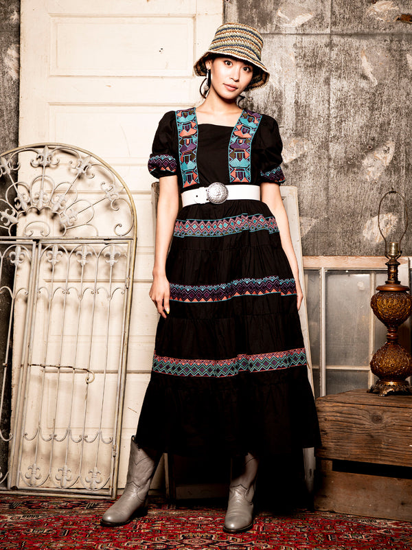 Ethnic Embroidery Dress