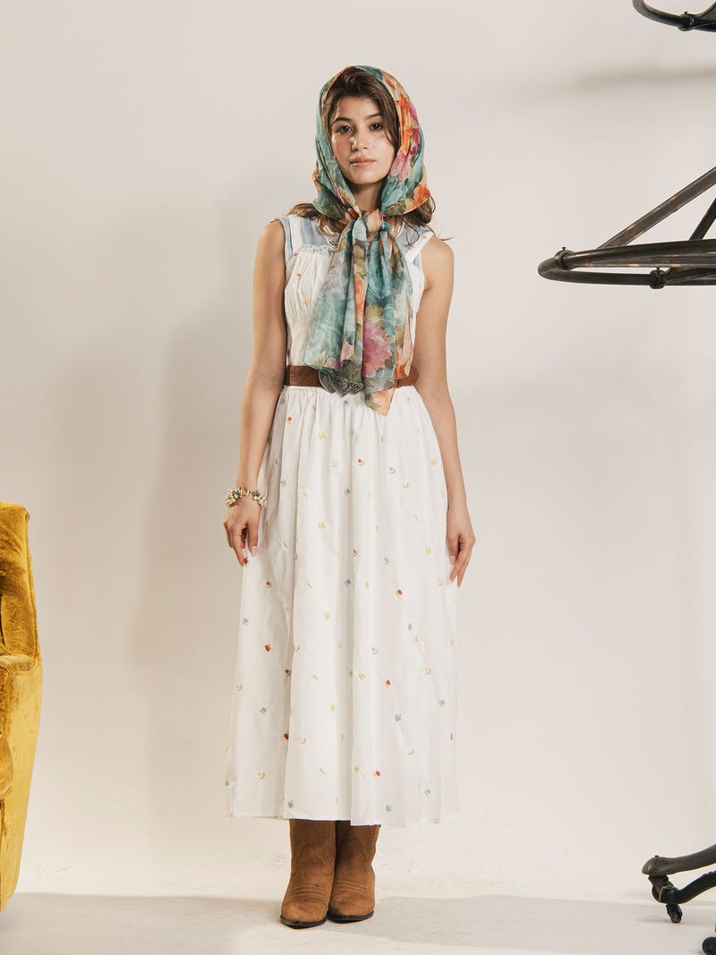 Embroidery Camisole Dress