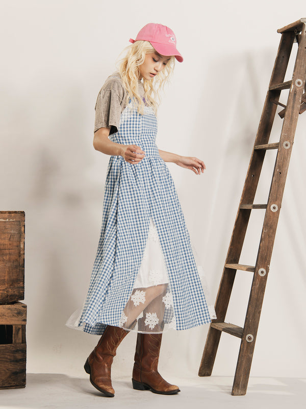 Gingham Check Dress