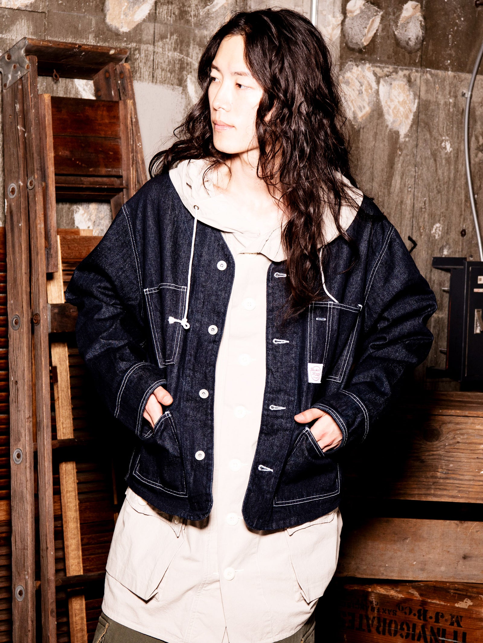 30s VINTAGE WOOL プルオーバーパーカー ジャケット BK BackersM62タイプ スノーパーカー – 古着屋Top of the Hillのネット