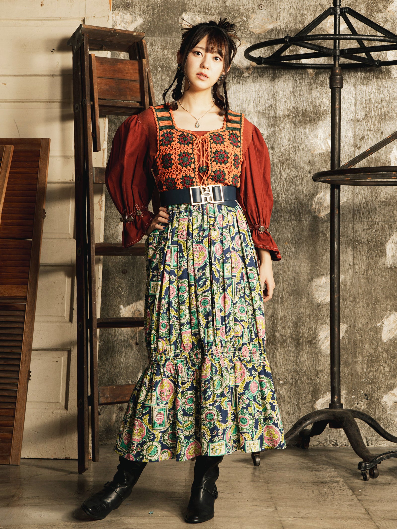 vintage アンティーククロシェビスチェ vintage アンティーククロシェビスチェ