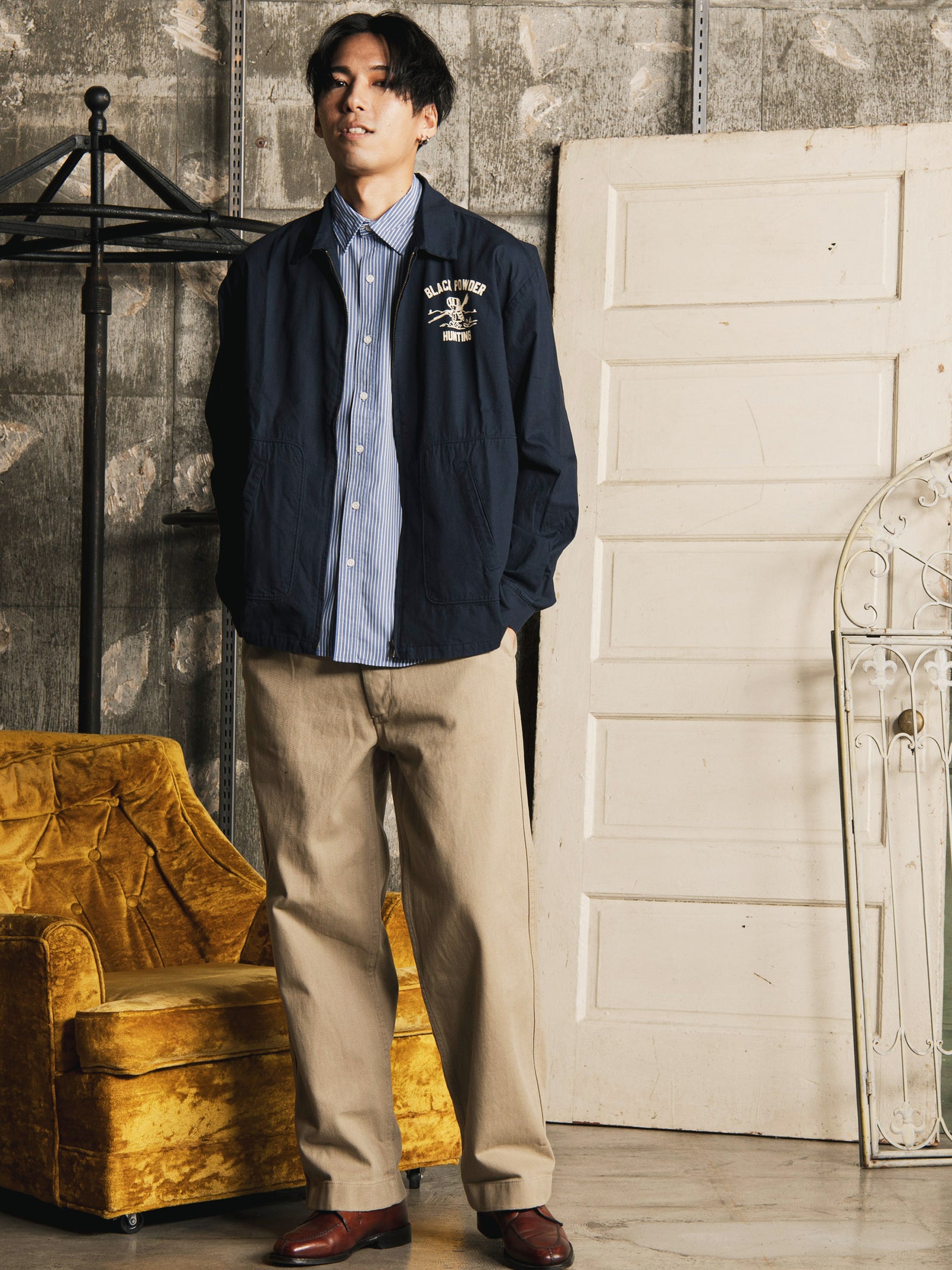 3色展開】Backers コットン ドリズラージャケット「BLACK POWDER