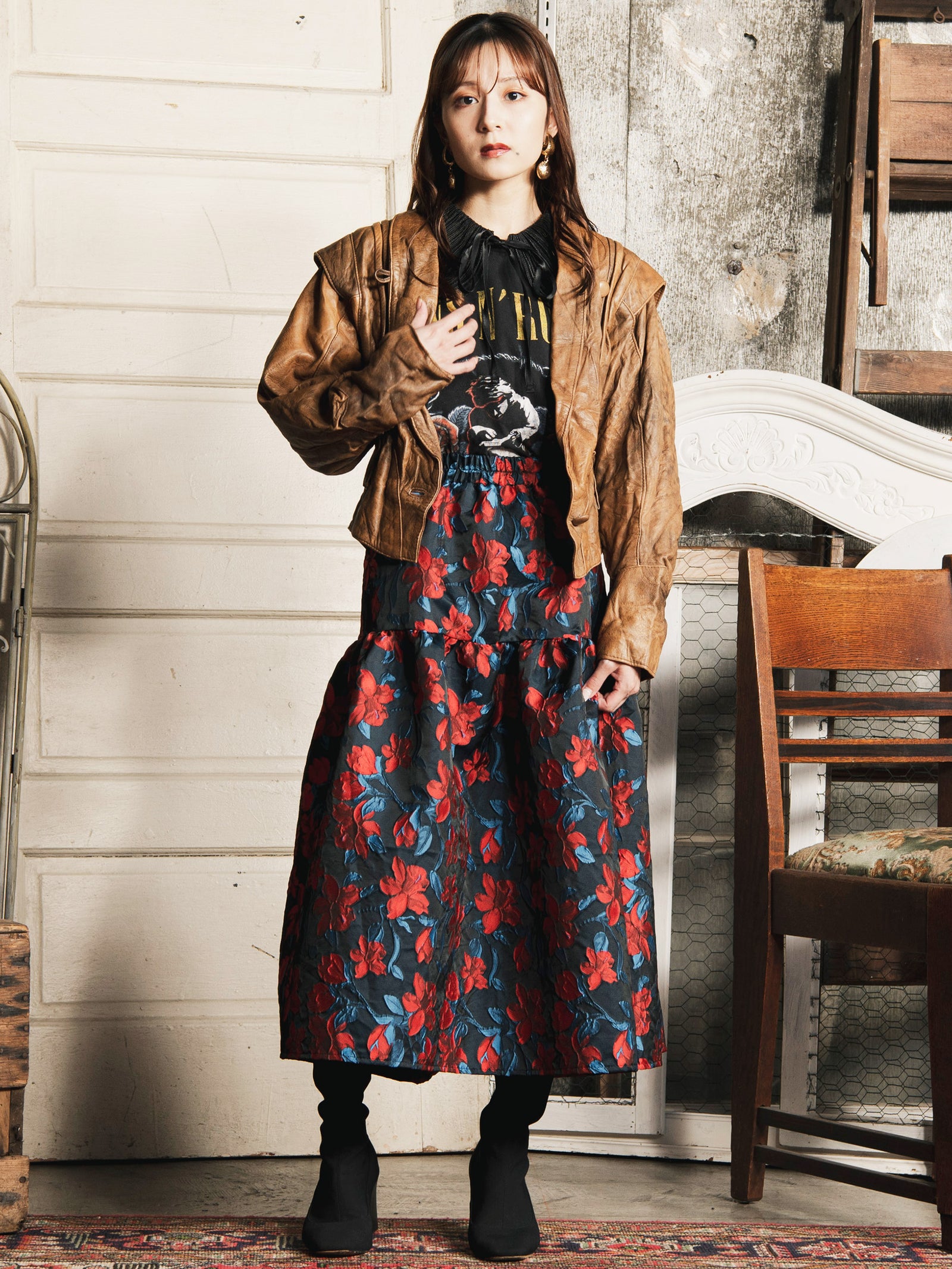 mimico　ブラデリス ジャガードガードル M ベージュ 2枚 mimico様専用 ブラデリス ジャガードガードル M ベージュ 2枚