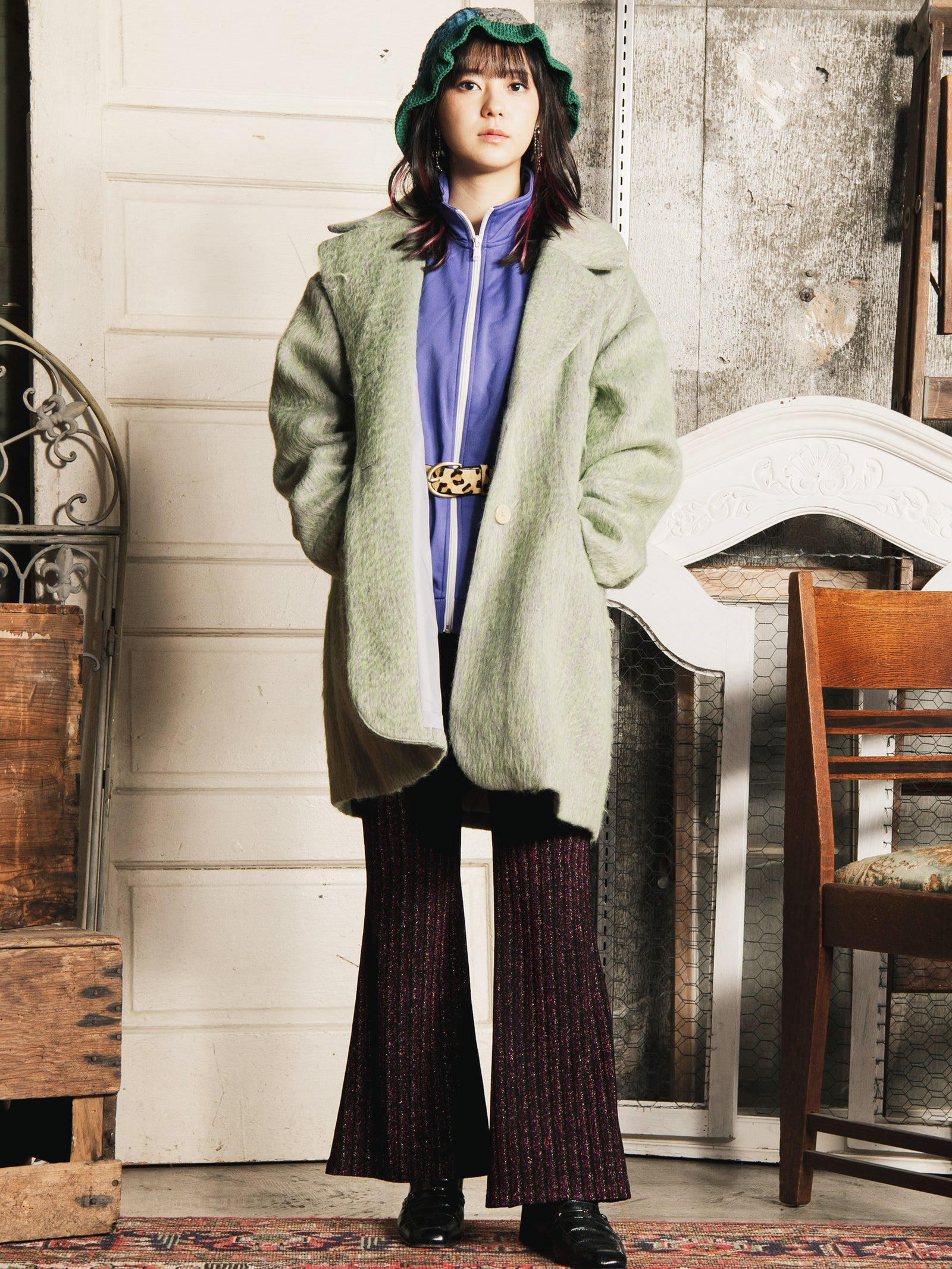 2色展開】Meridian ミックスカラー チェスターコート – 古着屋Top of