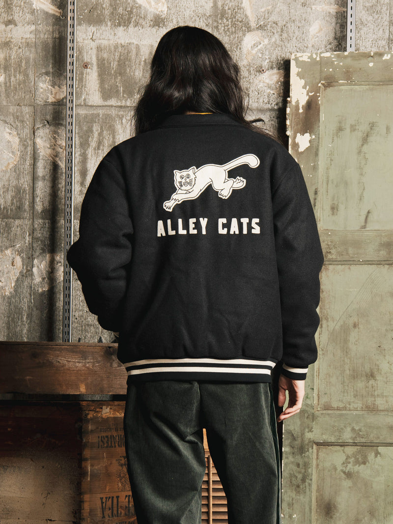 Backers パッチ 刺繍 スタジアムジャケット「ALLEY CATS」