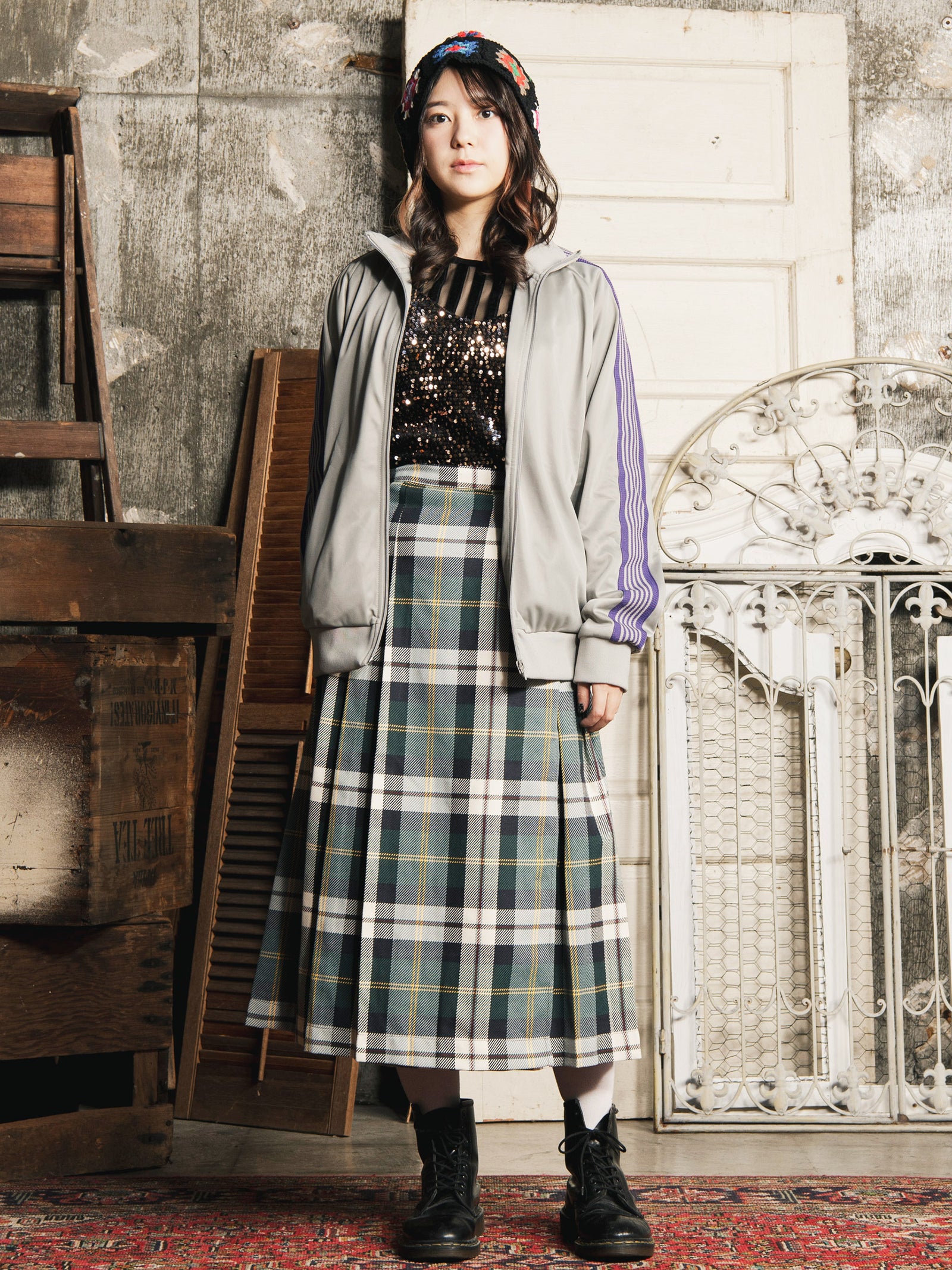 Meridian チェック柄 ラップスカート – 古着屋Top of the Hillのネット
