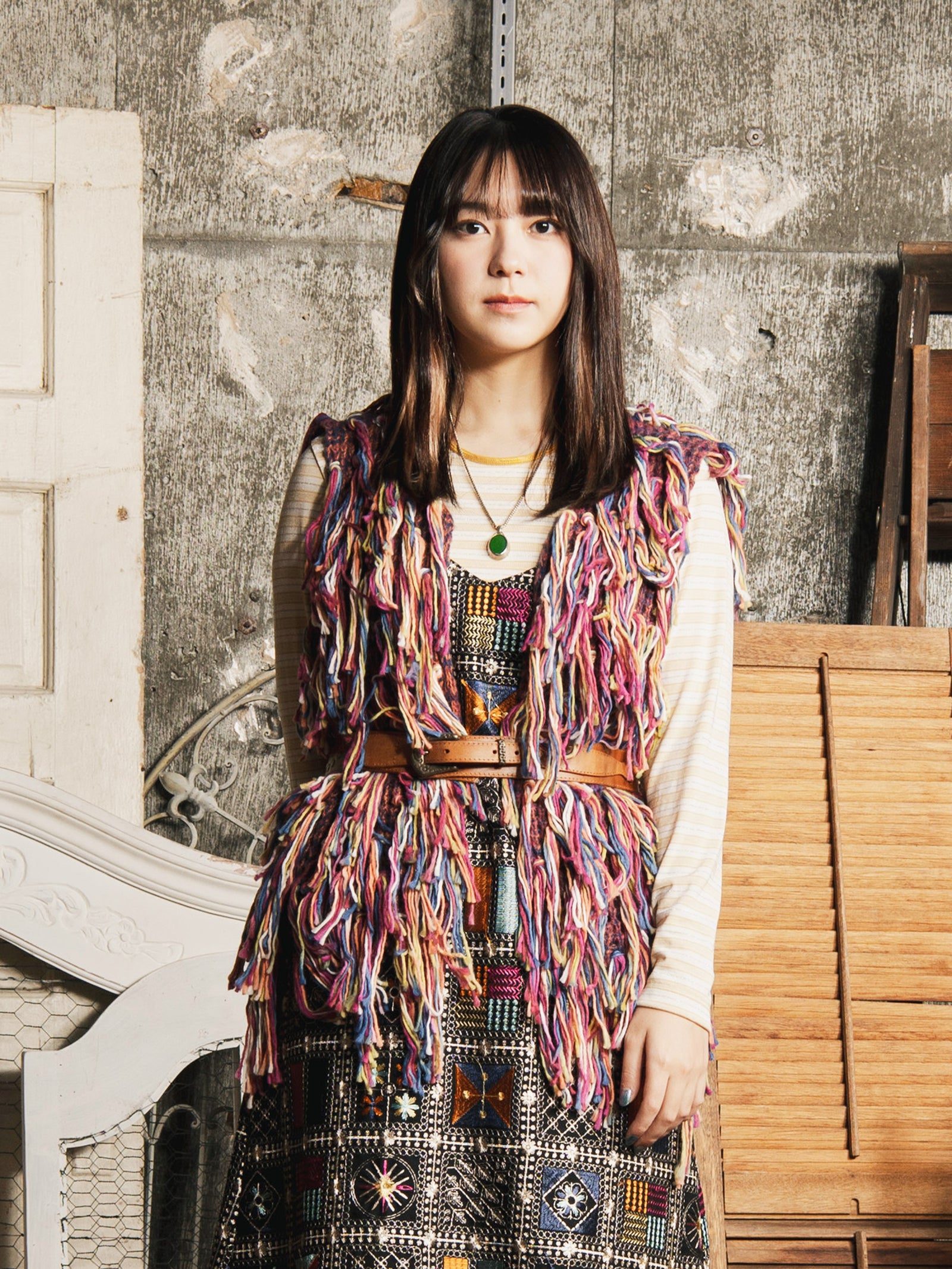 新品＊goa  フリンジ ハンドニットベスト TODAYFUL好きさんにも goa - 新品＊goa フリンジ ハンドニットベスト TODAYFUL好きさんにもの