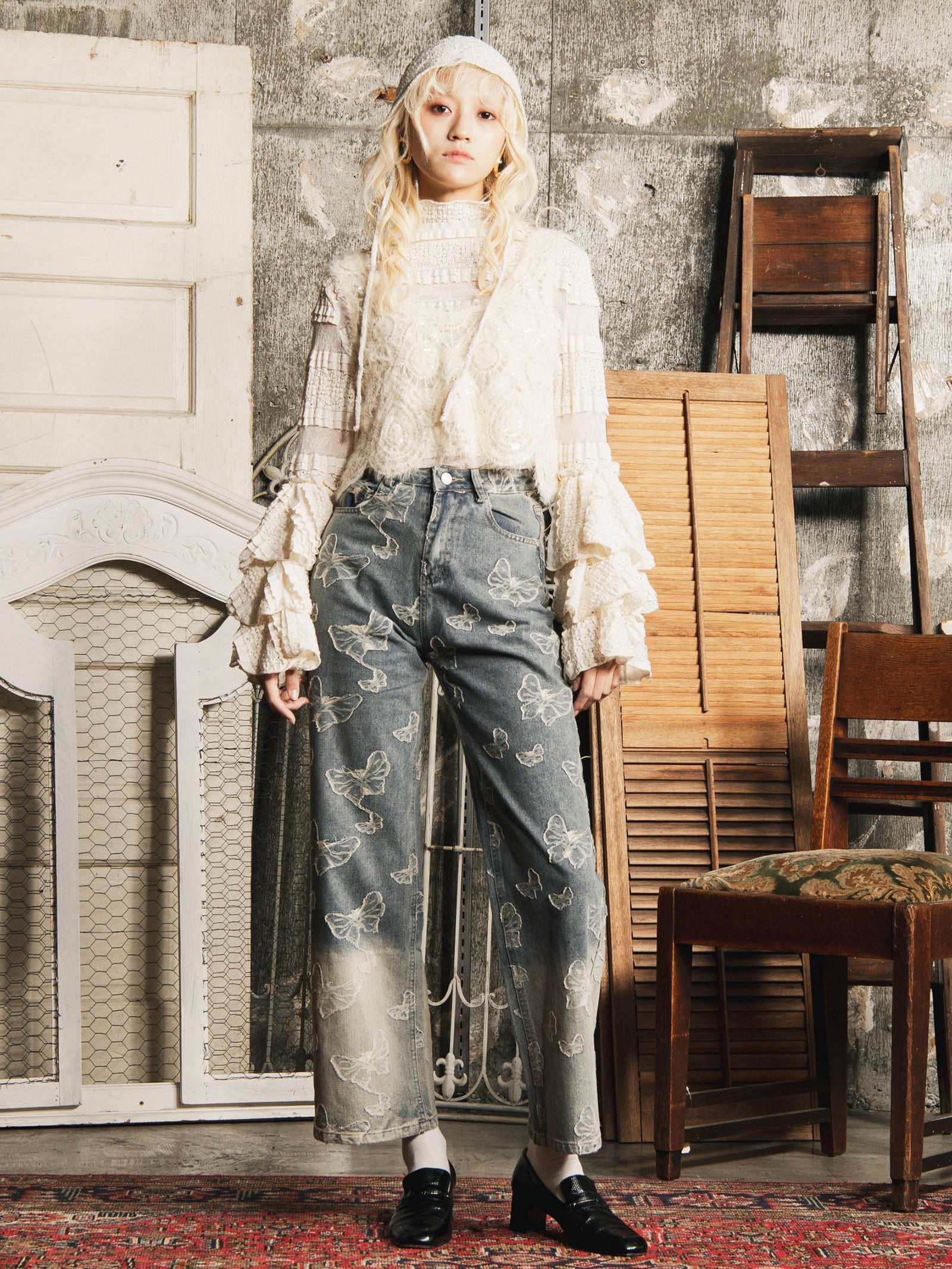 3420◆LINEA DOMIZIA ダーバン◆胡桃釦 メルトンウールコート ダークグレー/Ｍ DOUBLE CLOTH DOUGI PANTS &frasl; PEARL GRAY \u2013 RAINMAKER KYOTO