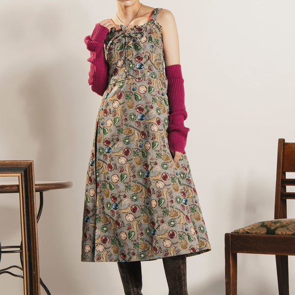 美品 古着 キャピタル ネイティブ柄 ロングスリーブ プルオーバー メキパ KAPITAL]ダマスク柄フリースZIPブルゾン（バージンマリア） - TAKE