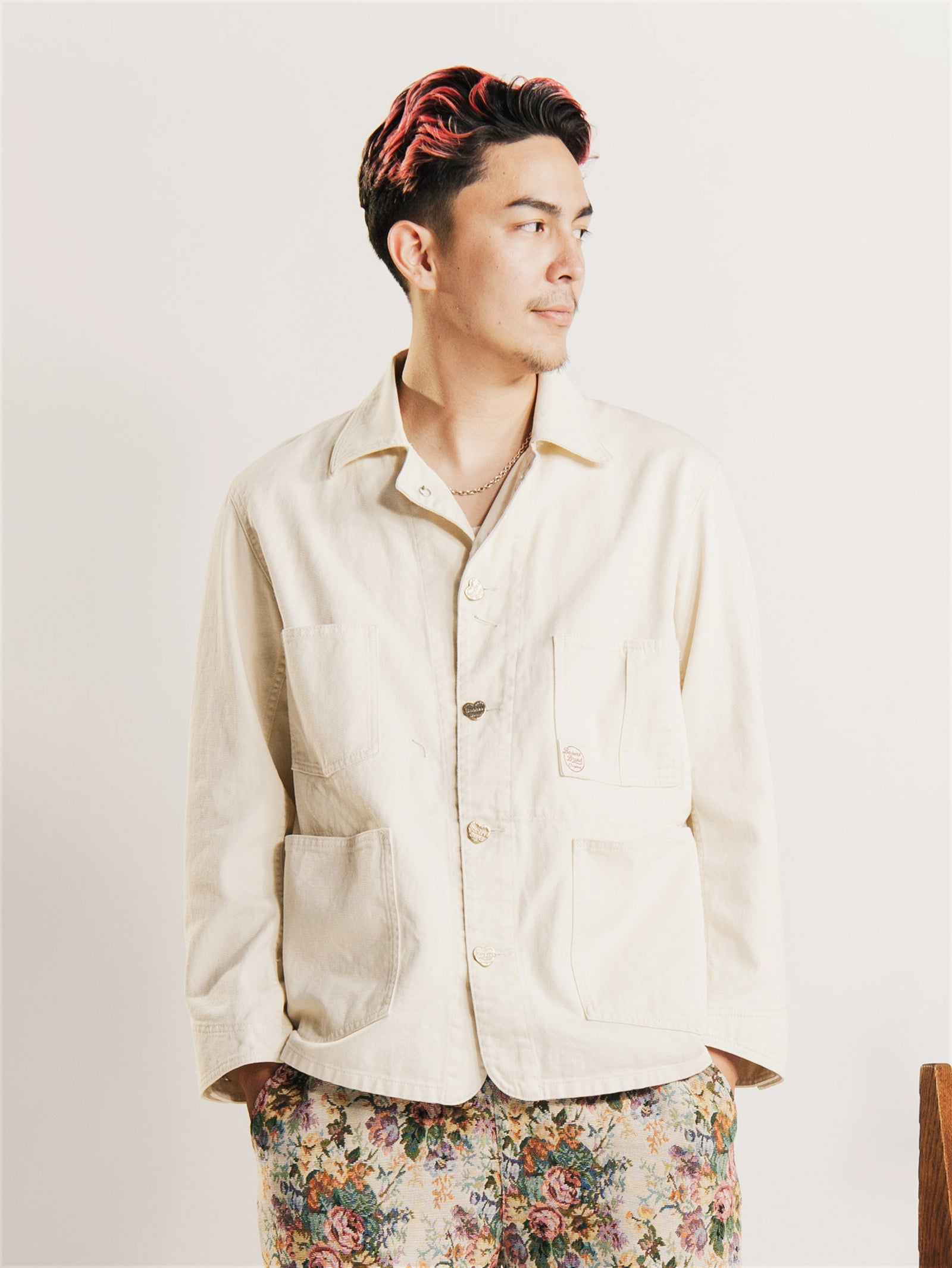 ツイルカバーオール ハートボタン – 古着屋Top of the Hillのネット