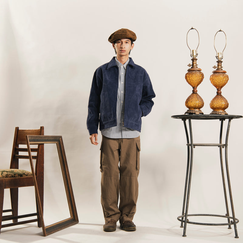 Backers フェイクスエード シングルジャケット