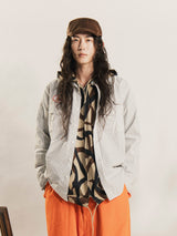 【2色展開】Backers ストライプ 長袖 ワークシャツ