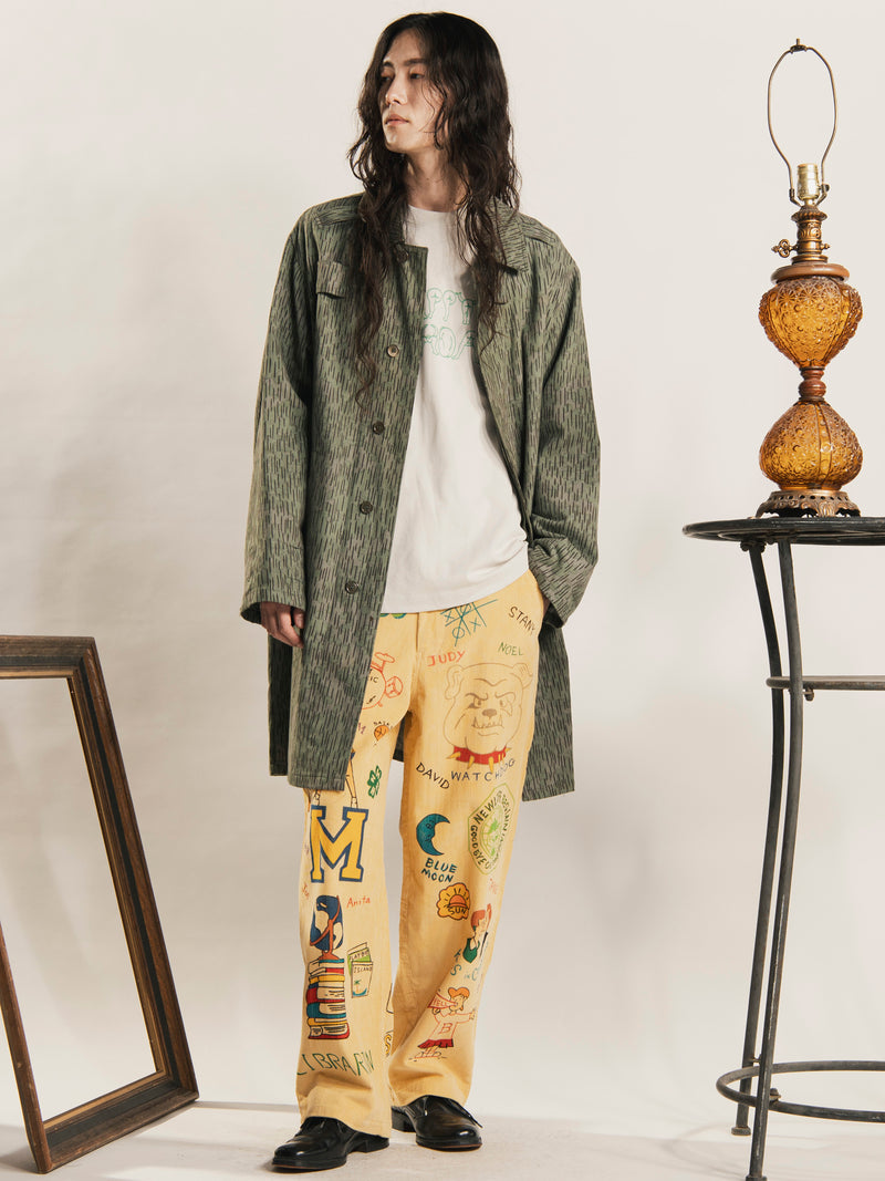 【2色展開】Backers メモリアルペイント コーデュロイパンツ