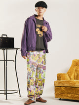 【2色展開】Backers ポップアート柄 イージーパンツ