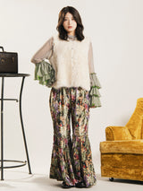 【2色展開】Meridian シャギー ニットベスト