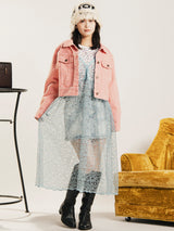 【3色展開】Elcamino ショート カラーデニムジャケット