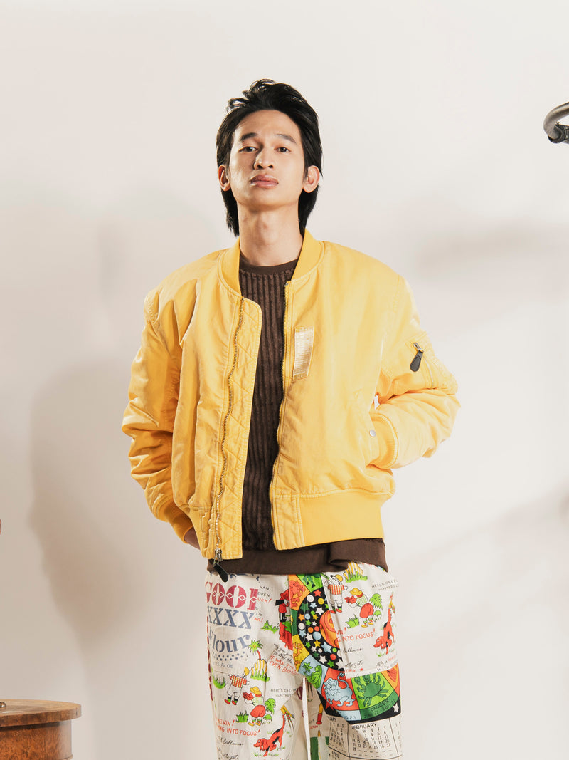 80s ma1 レアカラー L フライトジャケット jacket フライトジャケット メンズ MA-1 ジャケット ジャンパー 大きいサイズ