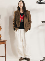 【4色展開】Backers サスペンダー付き スノーカモパンツ