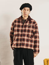 【3色展開】Backers 中綿入り チェック柄 ワークジャケット