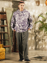 【2色展開】Backers 総柄 ウッドストック アノラックパーカー