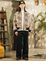 【2色展開】Backers トランプ柄 ゴブラン織り リバーシブルジャケット