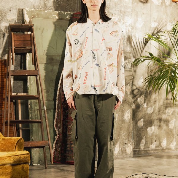 PIZZA Pattern Shirts – 古着屋Top of the Hillのネット通販サイト
