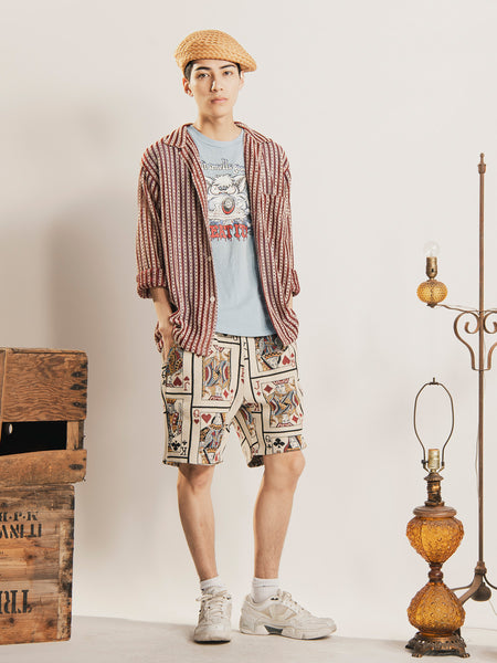 サブ@古着販売 men's(中華プラモジャンク)GLORY&ストフリ風 Stripe Mesh Shirts – 古着屋Top of the Hillのネット通販サイト