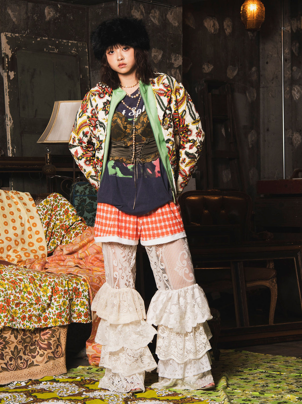 Remake Frill Pants – 古着屋Top of the Hillのネット通販サイト