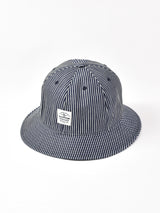【3色展開】パッチ付き コットン メトロハット