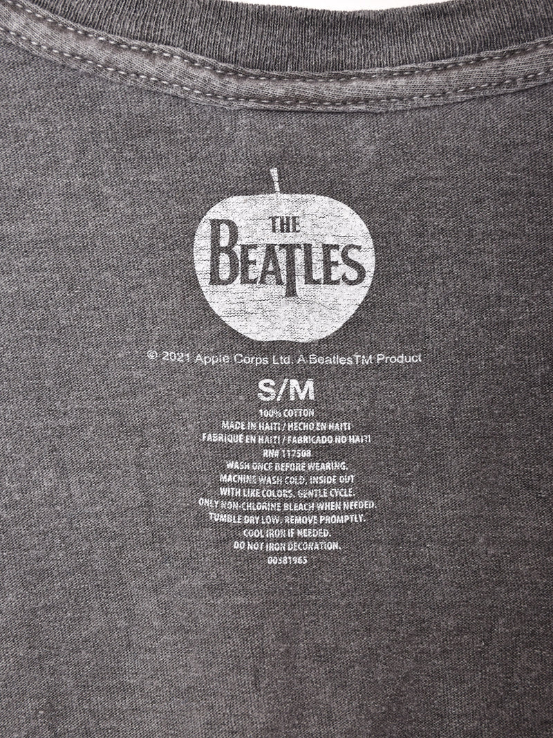 激レア BEATLES ビートルズ USA製 バンドT 全面プリント 黒 XL - T