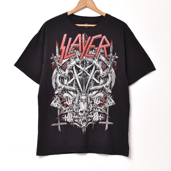 SLAYER プリント バンドTシャツ – 古着屋Top of the Hillのネット 